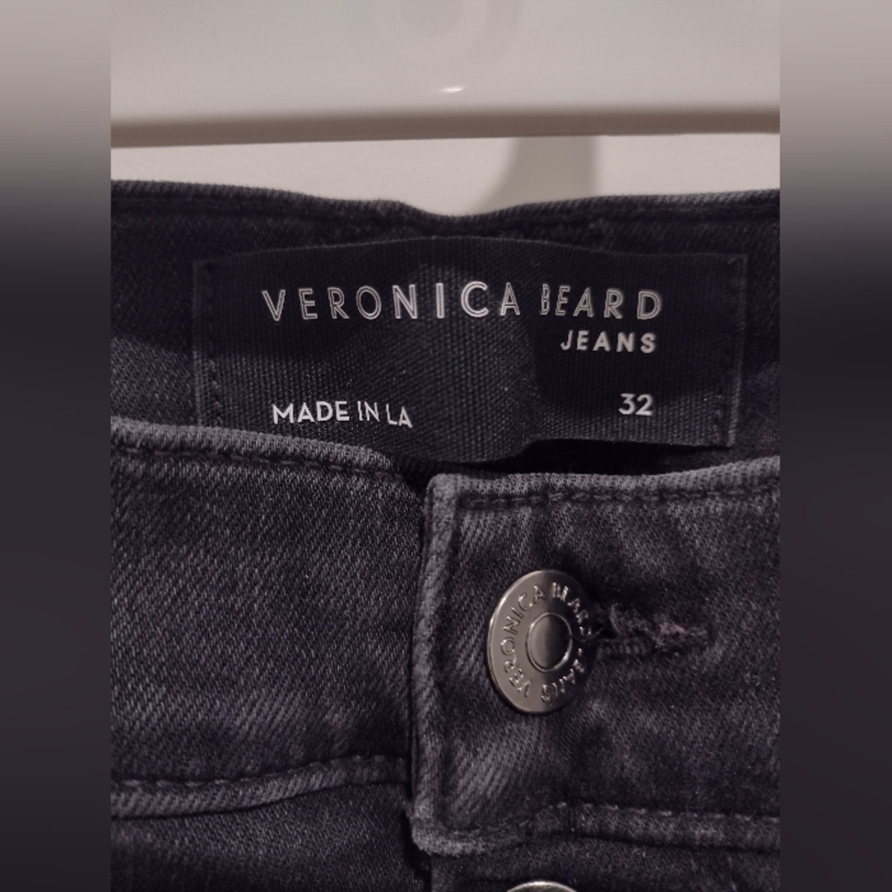 Veronica Beard black flare jeans size 32 - Picture 3 of 3